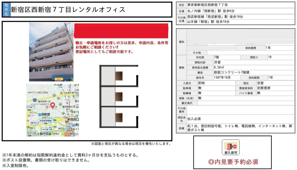 東京・新宿区西新宿の物件イメージ